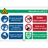 Piktogramm COVID-19 Allgemeine Sicherheitsinformationen (Französische Version)
